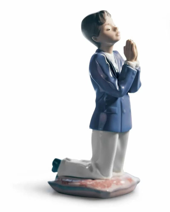 Communion Prayer Boy Figurine 01006088 - Hot Watches