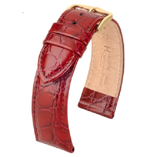 Crocograin Leather Watch Strap with New Fast Fit Spring Bars - Hot Watches