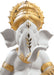 Veena Ganesha Figurine. Golden Lustre 01009276 - Hot Watches